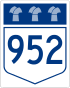 Saskatchewan Highway 952 shield