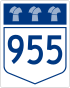 Saskatchewan Highway 955 shield