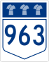 Saskatchewan Highway 963 shield