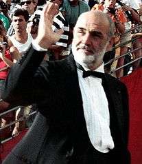 Photo of Sean Connery attending the 60th Academy Awards in 1988.