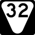 State Route 32 secondary marker
