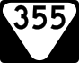 State Route 355 marker