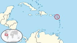 Location of Sint Eustatius