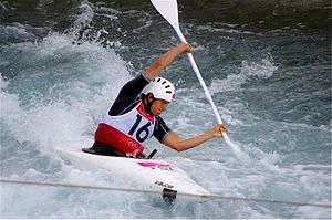 Olympic canoer Luuka Jones