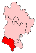 A medium constituency in the southwest of the county.