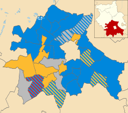 Overall composition of the council following the 2015 election