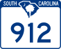 SC Highway 912 marker