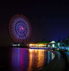 Suzhou Ferris Wheel at night
