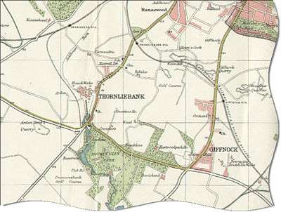 Map of Giffnock in 1923