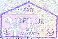 Exit stamp