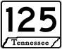 State Route 125 primary marker