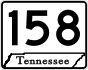 State Route 158 primary marker