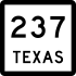 State Highway 237 marker