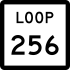 State Highway Loop 256 marker