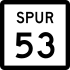 State Highway Spur 53 marker