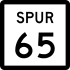 State Highway Spur 65 marker