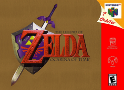 A sword and shield—the latter bearing both the three triangles of the Triforce and the bird-like Hyrule crest—are positioned behind the game's title.