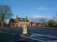 The Swan public house on the A140 at Brome
