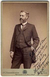 Professional portrait of man, Berlin 1890