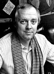 Black and white photo of Tim Rice in 1981.