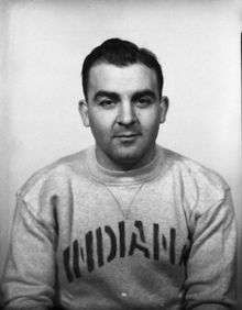 A portrait of Temerario in an Indiana sweatshirt in 1937