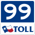 State Highway 99 toll marker