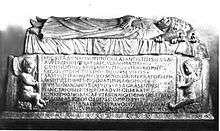 A photo of the sarcophagus of Pope Nicholas V