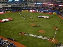 Pre-game ceremonies for the 2010 Toronto Blue Jays Home Opener.