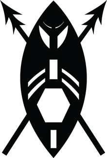 Shield and spears logo