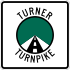 Turner Turnpike marker