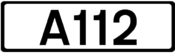 A112 road shield
