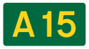 A15 road shield