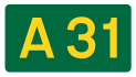 A31 road shield