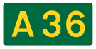 A36 road shield