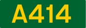 A414 road shield