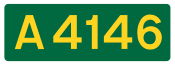 A4146 road shield