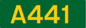 A441 road shield
