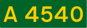 A4540 road shield