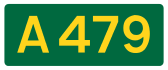 A479 road shield