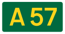 A57 road shield