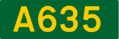 A635 road shield
