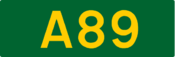 A89 road shield