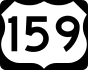 U.S. Route 159 marker