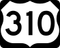 U.S. Route 310 marker