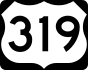 U.S. Route 319 marker