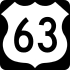 U.S. Highway 63 marker