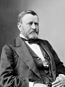 Black and white photo of President Ulysses S. Grant