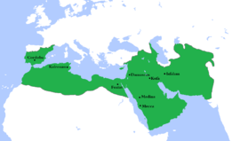 Umayyad Caliphate AD 750.