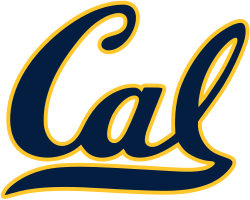 Cal logo written in blue and gold script