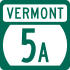 Vermont Route 5A marker